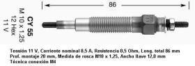 NGK 3861 - CALENTADOR CERAMICO