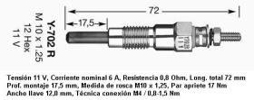 NGK 1065 - CALENTADOR METALICO