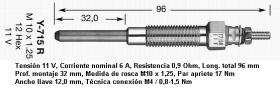 NGK 5376 - CALENTADOR METALICO