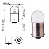 Philips 12821CP - LAMPARA R5W BA15S CP 12V 5W BA15S