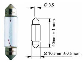 Philips 12866CP - LAMPARA PLAFON T10,5X43 CP 12V 10W SV8,5