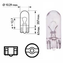 Philips 12961CP - LAMPARA 12V 5W CUÑA 2,1X9,5D