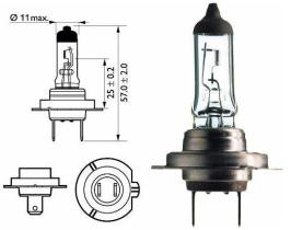  12972PRC1 - LÁMPARA H7 VISION CP 12V 55W PX26D