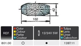 Rinder 128711 - CRISTAL GALIBO BLANCO 801/804