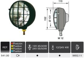 Rinder 54100 - FARO IZQUIERDO