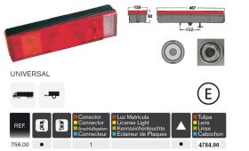 Rinder 75600 - PILOTO UNIV.C/TRIANG.DCHO RH