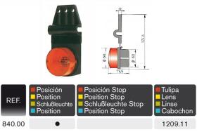 Rinder 84000 - SUSPENSION GOMA ROJO 1 POLO