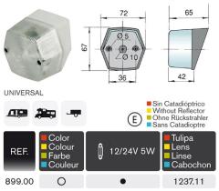 Rinder 89900 - GALIBO BASE INCLINADA INCOLORO