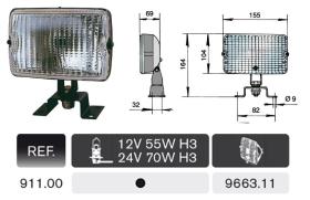 Rinder 91100 - FAROS SIN LAMPARA