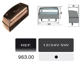 Rinder 96300 - LUZ MATRICULA