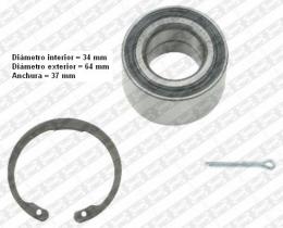 Snr R15314 - KITS RODAMIENTO RUEDA