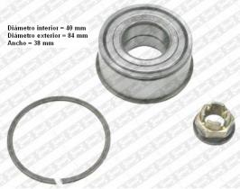 Snr R15544 - KITS RODAMIENTO RUEDA