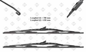  116365 - ESCOB.700 650 MM ENVASE 2 UDS.KIT