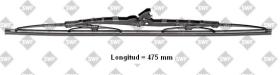  116608 - ESCOB.S475 MM ENVASE 1 UD.SPOILER