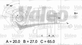 Valeo 437119 - ALTERNADOR INT.RENAULT"D"