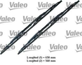 Valeo 567886 - UM203 BLISTER 2 ESCOB.SILEN.(640+56