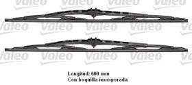 Valeo 728808 - NEW TIR 605 BLISTER 2 ESCOBILLAS VA