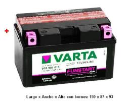 Varta 50801 - FUNSTART AGM 12V(A51 4) YTZ10S-4 YT