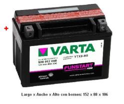Varta 50812 - FUNSTART AGM 12V(A51 4) YTX9-4 YTX9