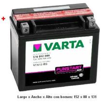 Varta 51012 - FUNSTART AGM 12V 10AH 150EN