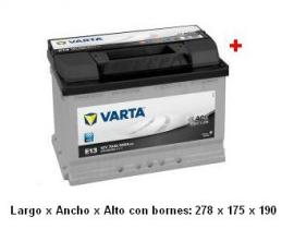 Varta E13 - BLACK DYNAMIC-HUMEDA 12V 70AH 640EN