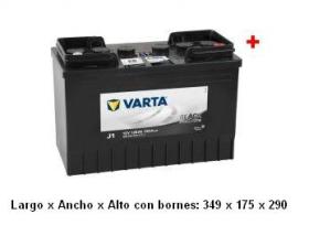 Varta J1 - PROMOTIVE BLACK-HUMEDA 12V(A74)