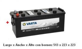 Varta M7 - PROMOTIVE BLACK-HUMEDA 12V 180AH 1100EN