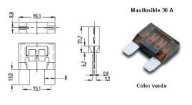 XB 0350300 - MAXI FUSIBLE AUTO 30 AMPERIOS