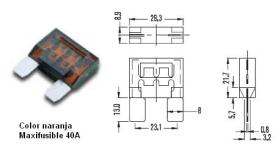 XB 0350400 - MAXI FUSIBLE AUTO 40 AMPERIOS