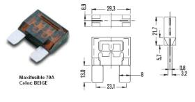 XB 0350700 - MAXI FUSIBLE AUTO 70 AMPERIOS