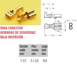 XB 1437000 - TERMINAL CON GARRAS