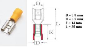 XB PVCC55063 - TERMINAL AISLADO 2,5-6,0