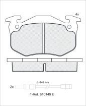 Icer 180457000 - PASTILLAS DE FRENO DELANTERAS