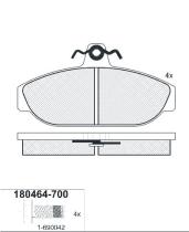 Icer 180464700 - PASTILLAS FRENO MOTO ICER