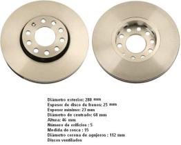  DF2652 - JGO DISCOS DE FRENO DELANTEROS