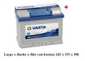 Varta D24 - BLUE DYNAMIC-HUMEDA 12V 60AH 540EN