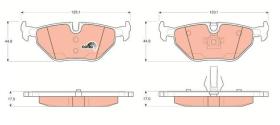 TRW GDB1344 - PASTILLAS DE FRENO TURISMO
