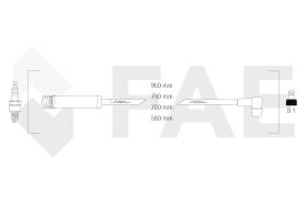 Fae 85960 - CABLE DE BUJIA ANTIPARASITARIO