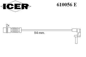 Icer 610056E - INDICADOR DESGASTE MB BOLS.2UD.90MM