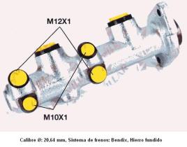 VILLAR 6213042 - BOMBA DE FRENO