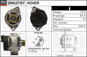 Delco Remy DRA3757 - ALTERNADOR ROVER,MG