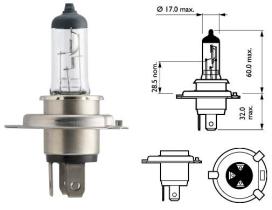  12569 - LAMPARA H4 RALLYE 100/90W
