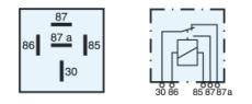 Mai RR25 - RELE INVERSOR S/B 12V.30A.