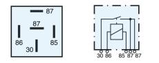  RR65 - RELE INT.SALIDA DOB.24V 20A.