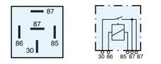 Mai RR65 - RELE INT.SALIDA DOB.24V 20A.