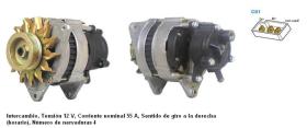 Cevam 4911 - ALTERNADOR CON DEPRESOR FORD TRANSIT