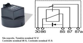 NAGARES MR82 - RELE ESTANCO 40/15A.12V.S/SOP.