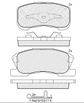  181342000 - PASTILLAS DE FRENO DELANTERAS
