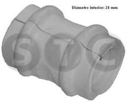 Metalcaucho 02915 - GOMA BARRA C-15 24MM BLANCA