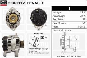 Delco Remy DRA3917 - ALTERNADOR RENAULT